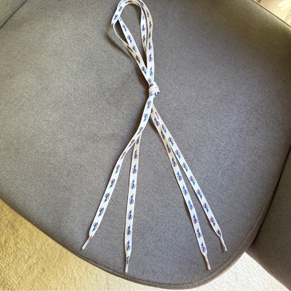 Ohio The Heart Of It All White Shoe Laces Shoe Lace New Logo